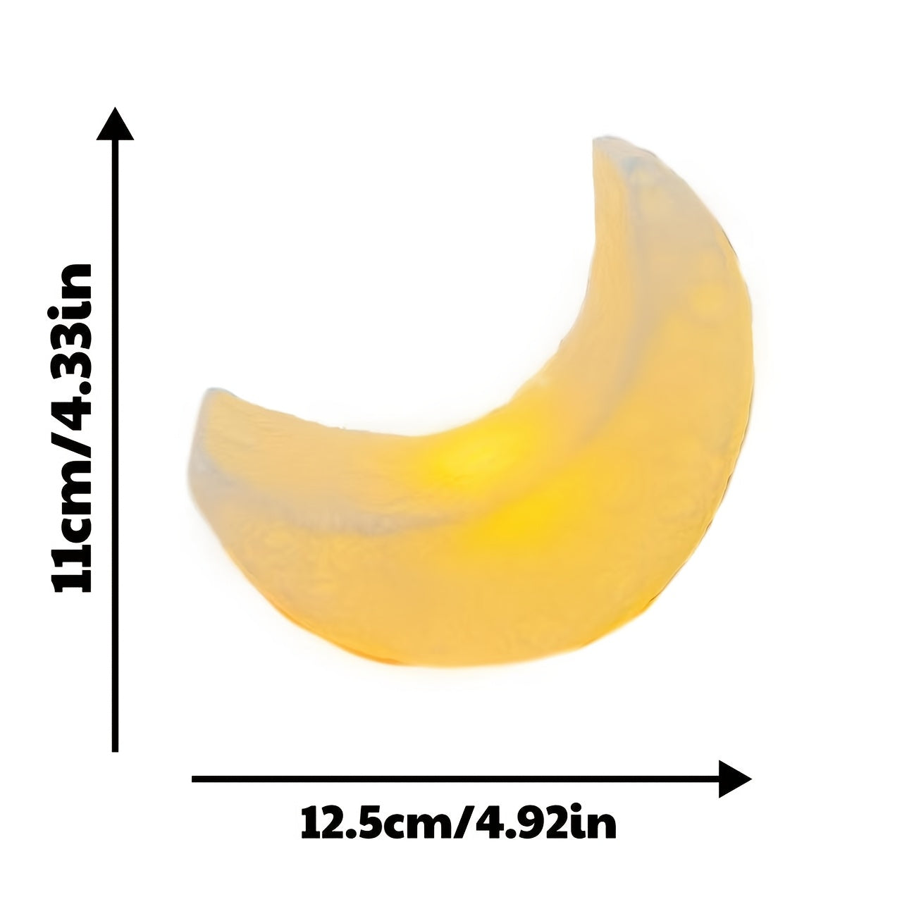 Yotoqxona uchun mukammal, batareyalar bilan ishlaydigan, portativ nordik uslubidagi LED oy shaklidagi lampochka, ta'til bezaklari yoki sovg'a sifatida ideal.