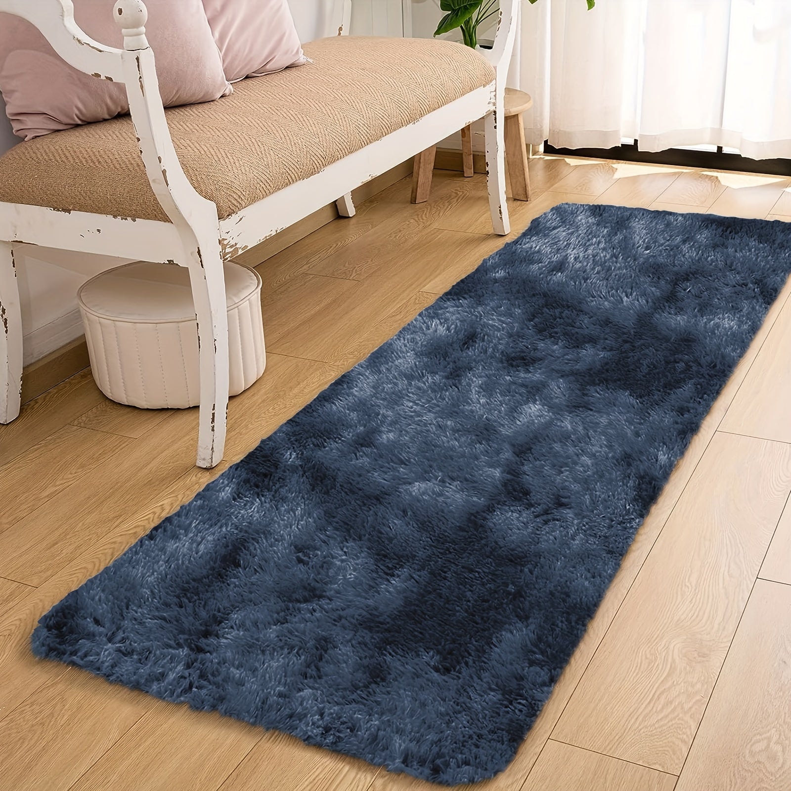 Luxurious Shag Area Rug for Living Room and Bedroom Non-Slip Plush Carpet