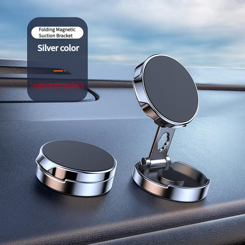Foldable Magnetic Car Phone Holder with 360° Rotation for All Smartphones