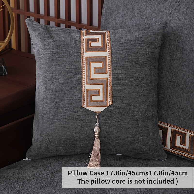 Xitoy uslubidagi changga qarshi divan qopqog'i, barcha mavsumlar uchun, mehmonxona, yotoqxona, ofis