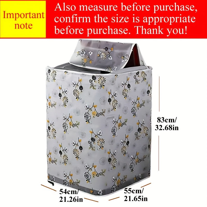 Yuvish mashinasi qoplami suv o'tkazmaydigan, chang o'tkazmaydigan, quyoshga chidamli, yuqori yuklash uchun 6-8kg