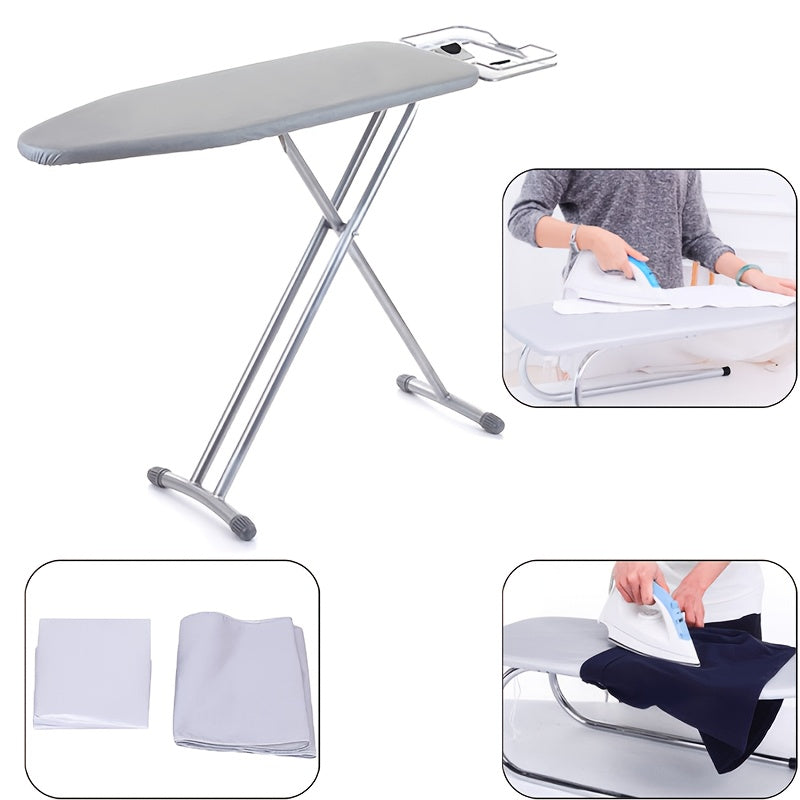 Silver-Coated Ironing Board Cover with Heat-Reflective Pad in 2 Sizes