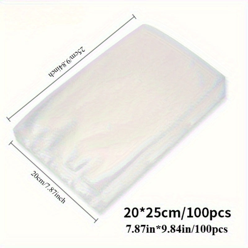 100pcs Food Storage Vacuum Sealer Bags, Keep Dry Goods Fresh and Organized