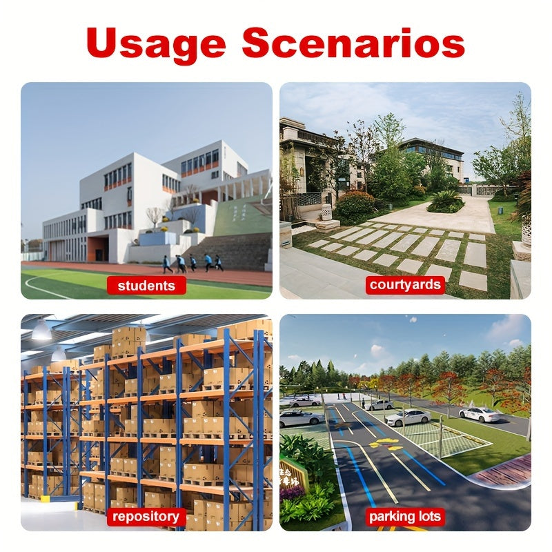 Outdoor WiFi Security Camera 1080p Night Vision Two-Way Audio PTZ USB Powered