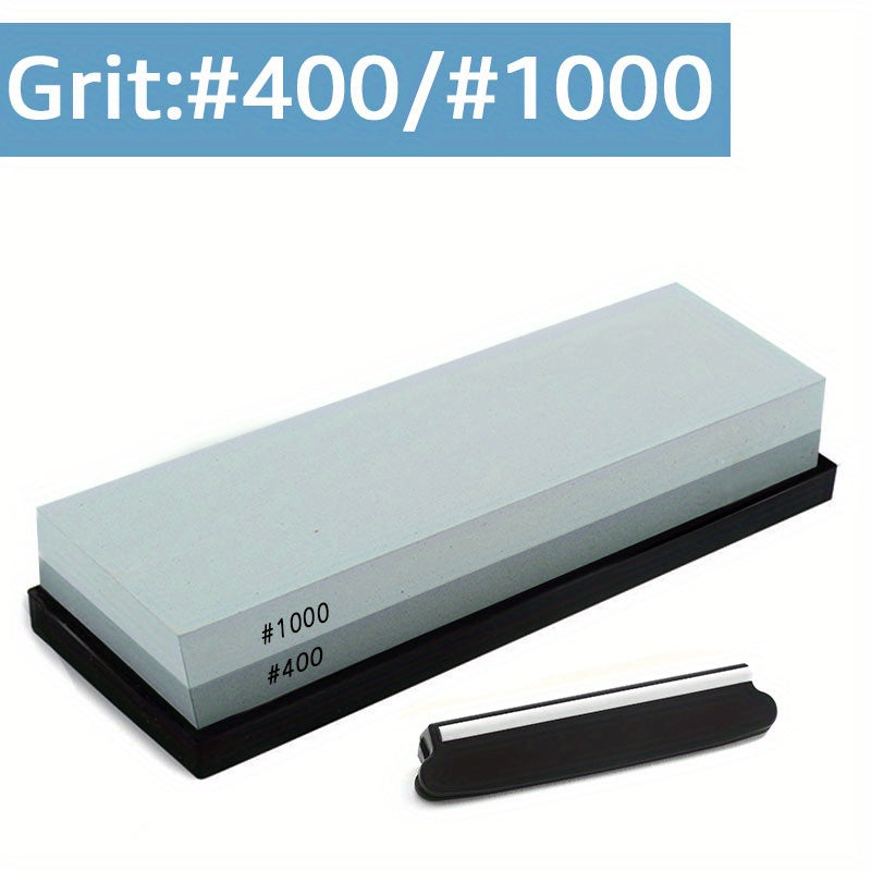 Double-Sided Knife Sharpening Stone for Kitchen, Professional Whetstone, 1000/3000 Grit