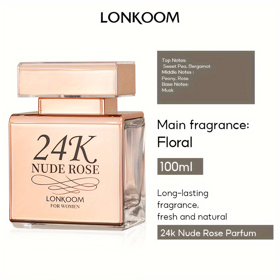 Women’s Floral Eau De Parfum 3.38oz Long-Lasting Fragrance for Daily Wear