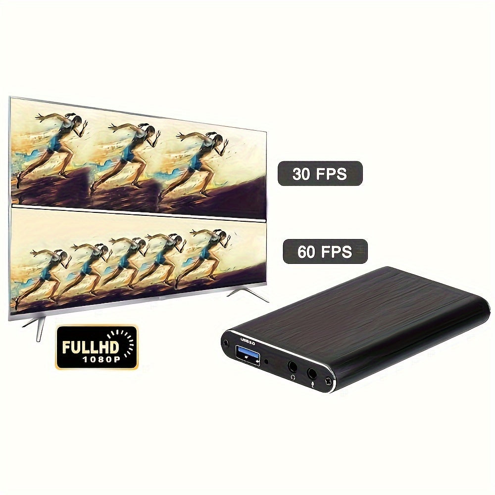 4K USB 3.0 HD Video Capture Card for 1080P 60fps Live Game Recording
