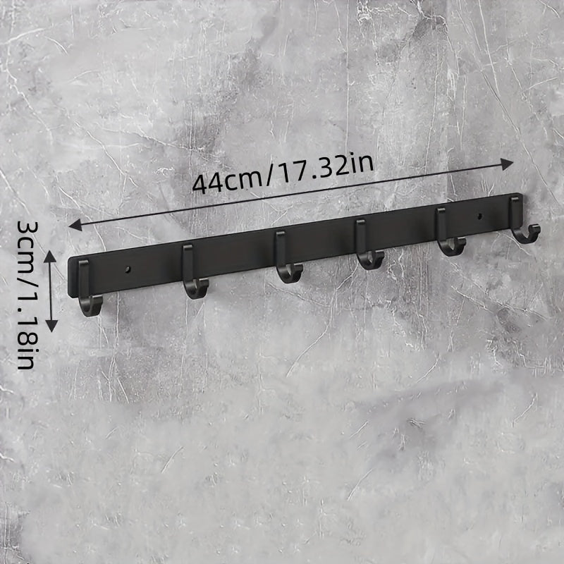 Алюминиевый настенный крючок для хранения одежды, пальто, сумок, ключей и многого другого