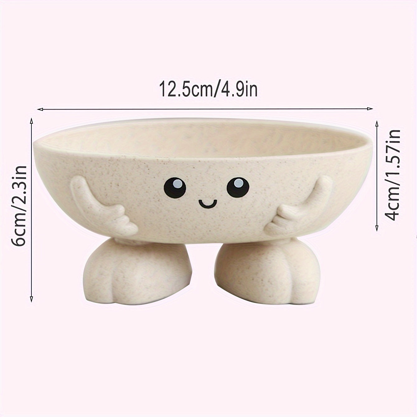 Plastic Cartoon Soap Dish with Drainage for Bathroom Multifunctional Storage