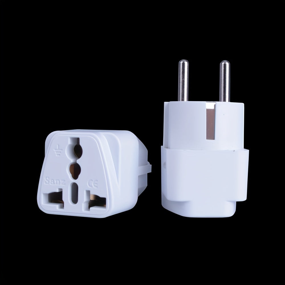 Adaptador de corriente universal para viajes que convierte enchufes US, UK, AU a Europa, Alemania, Rusia, Corea