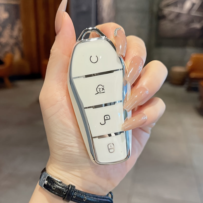 Universal TPU Key Case for Vehicles, Stylish Protective Cover