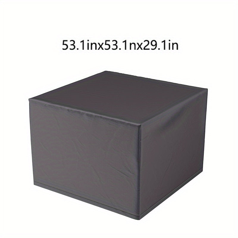 Waterproof Oxford Cloth Patio Furniture Cover Black All-Season Outdoor Dust Snow Frost UV Resistant