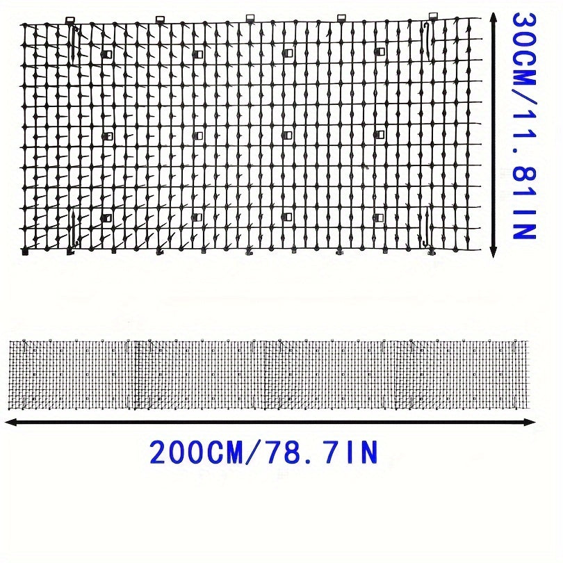 Ichki va tashqi foydalanish uchun tikanli mushuk va itdan himoya qiluvchi mato, 8 ta bog‘chilik mixlari bilan