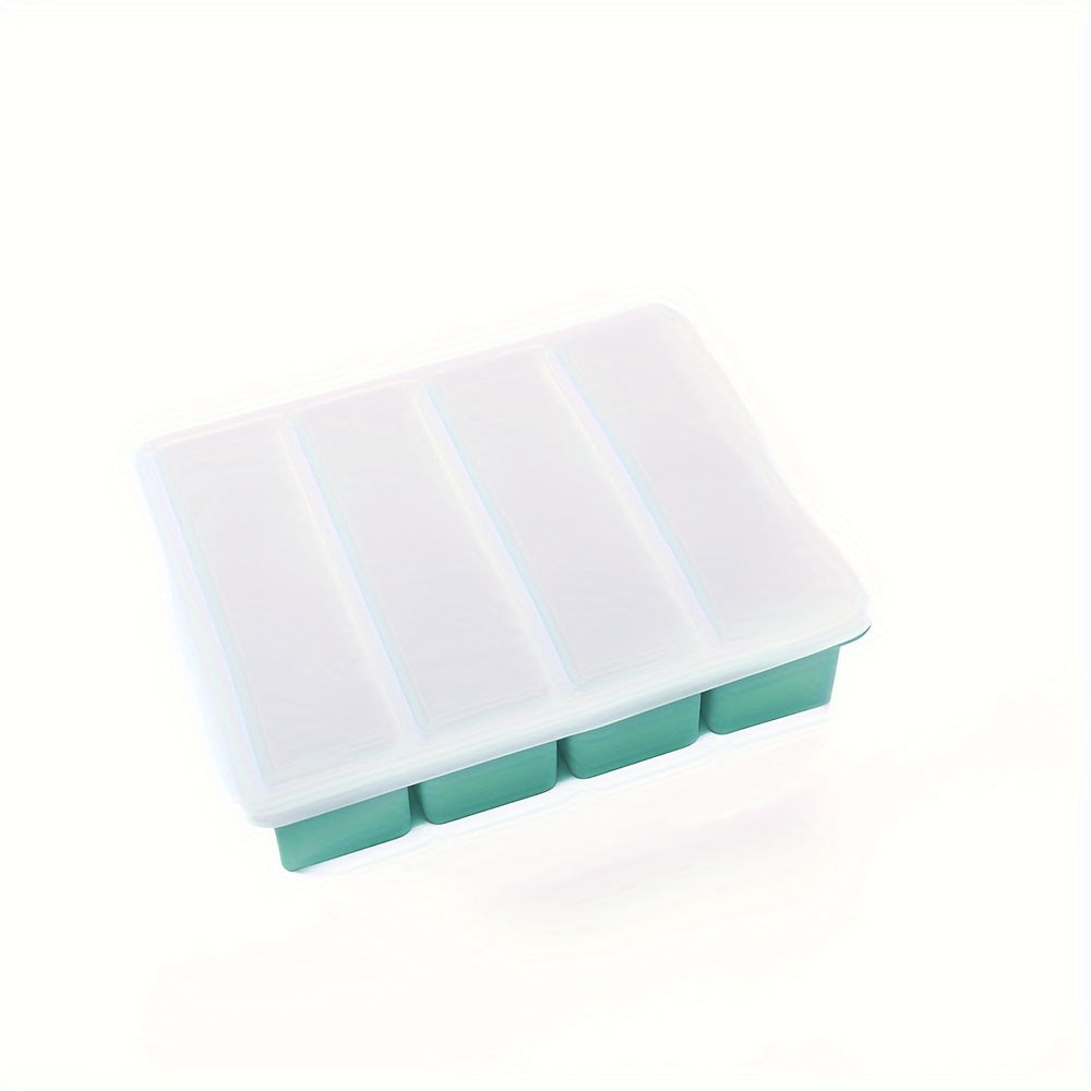 Unisex Silicone Ice Cube Mold Tray BPA Free Easy Release Kitchen Accessories