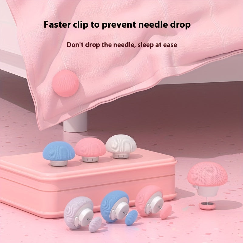 Grey 6-Pack Bed Sheet Holders with One-Click Release and Non-Slip Grippers