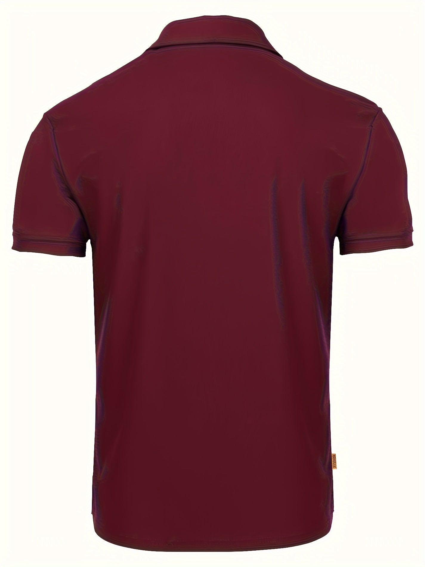 Men's Casual Sports Business Shirts Set Polyester Stretch Solid Color Summer