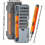Cordless Electric Screwdriver Set with 38 Magnetic Precision Bits Rechargeable Lithium Battery for Phone Laptop Camera Watch and Computer Repairs