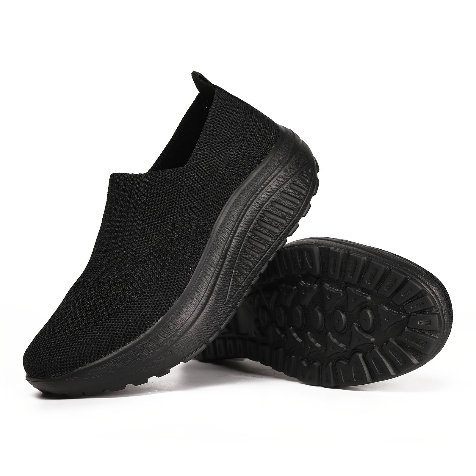 Ayollar uchun tarmoqli slip-on sportkasi yengil, kundalik yozgi poyabzal bej
