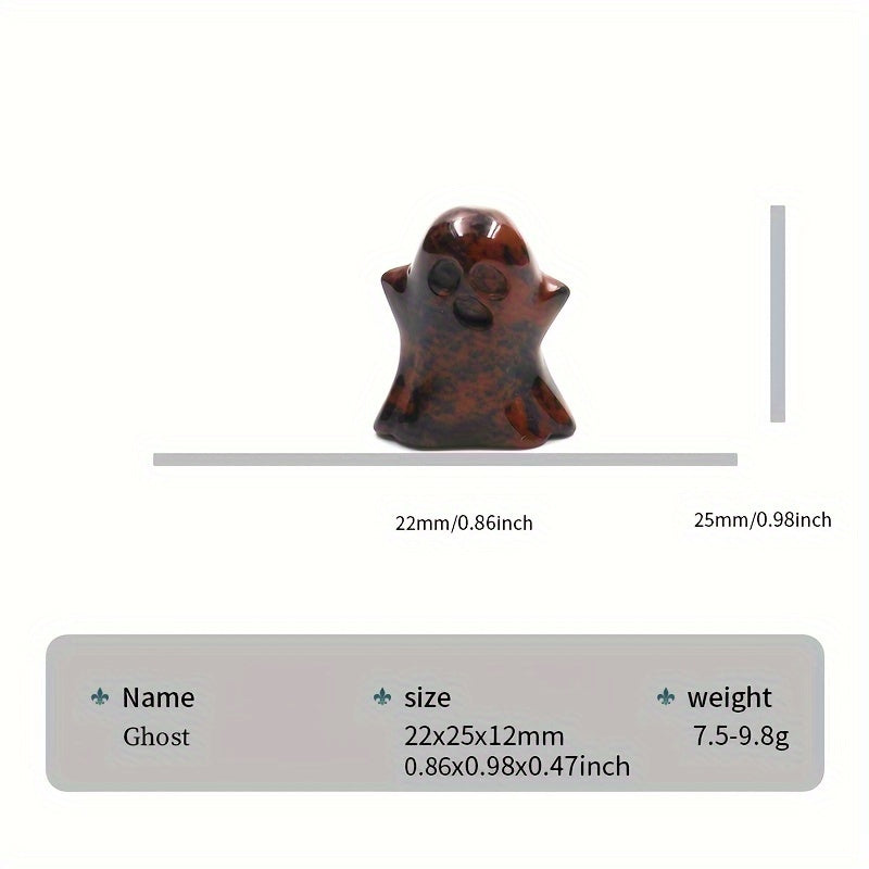 10 dona Tabiiy Kvarts toshlari va Xuddi O'liklar Haykali uchun Xalloween Uy Dekori