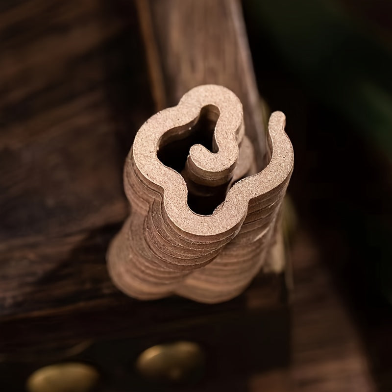 Jasmine Scented Incense Coils Set 38 Smokeless Wooden Aromatherapy Gift