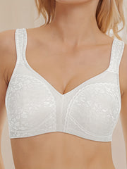 Women's Jacquard Mesh Wireless Bras for Comfort and Everyday Wear