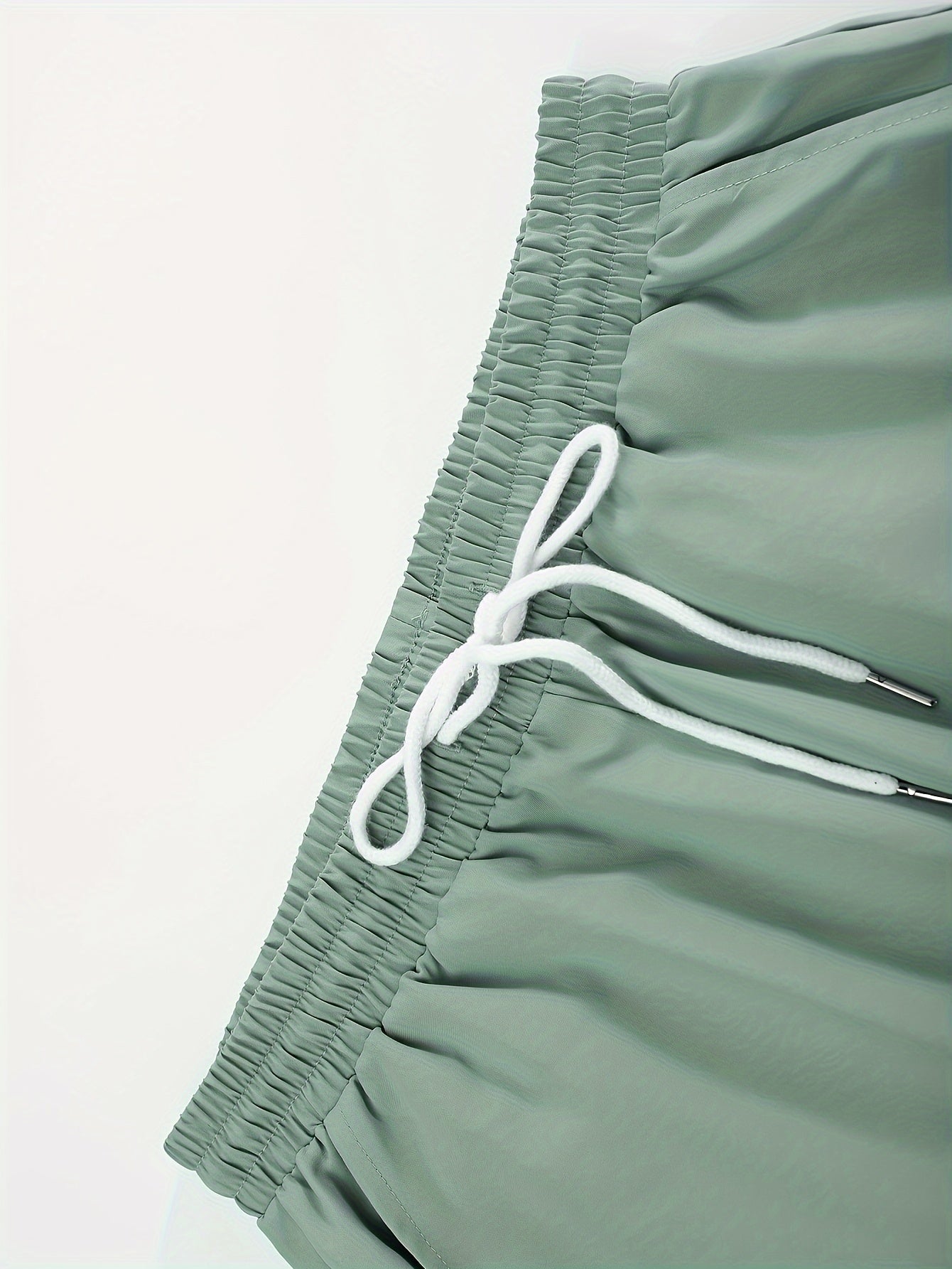 Men's Casual Suit-Inspired Set Short Sleeve Shirt and Loose Pants Polyester