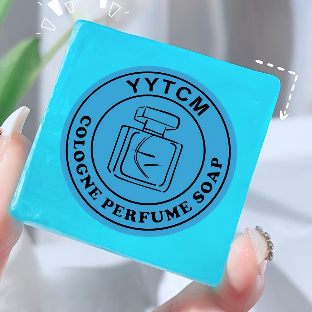 1 dona Erkaklar Koloniya Hidi Sabuni - 70g Qo'l bilan tayyorlangan Asosiy Yog'li Shampun, Namlantiruvchi, Ftalat-siz, Barcha Terilar Turi uchun Mos