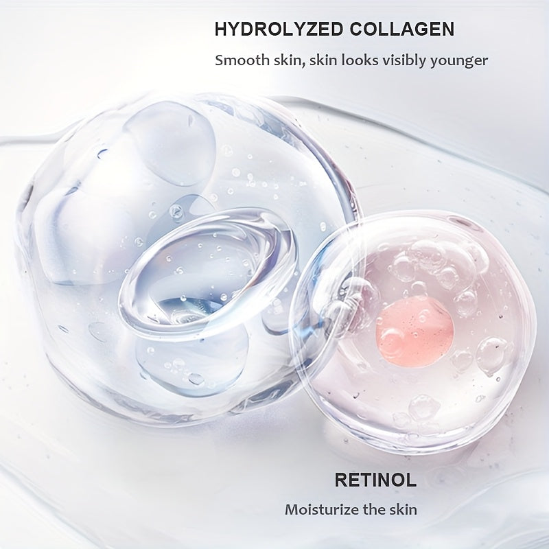 SODSNIE Retinol kremi kollagen va gialuron kislotasi bilan - barcha teri turlari uchun uniseks namlantiruvchi krem, ko'rinadigan darajada yoshroq teri uchun mustahkamlovchi va silliqlovchi, alkogolsiz