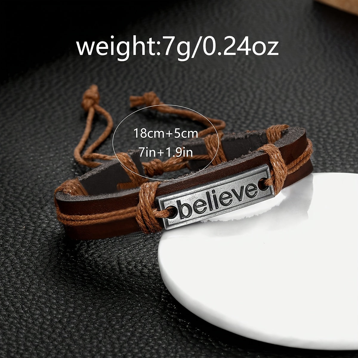 Men's Round Quartz Watch with Bracelet Set for Casual and Formal Wear