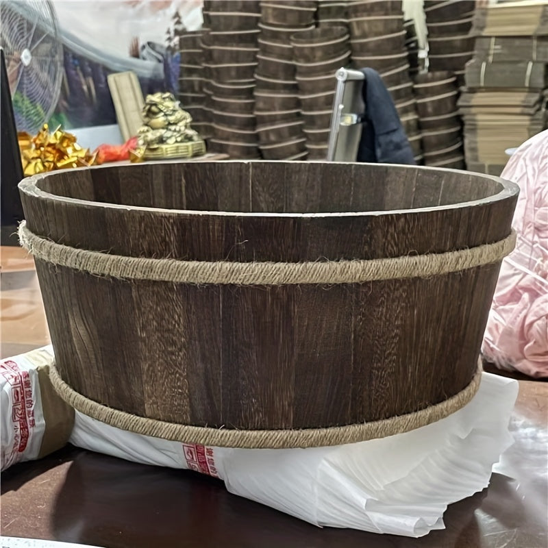 Wooden Baby Photography Props Bed with Baby Basin for Newborn Photos