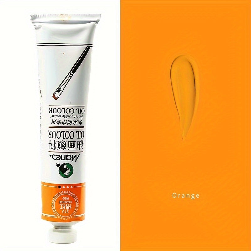 50ml White Oil Paint Tube for Canvas and Graffiti Art Professional Artist Grade