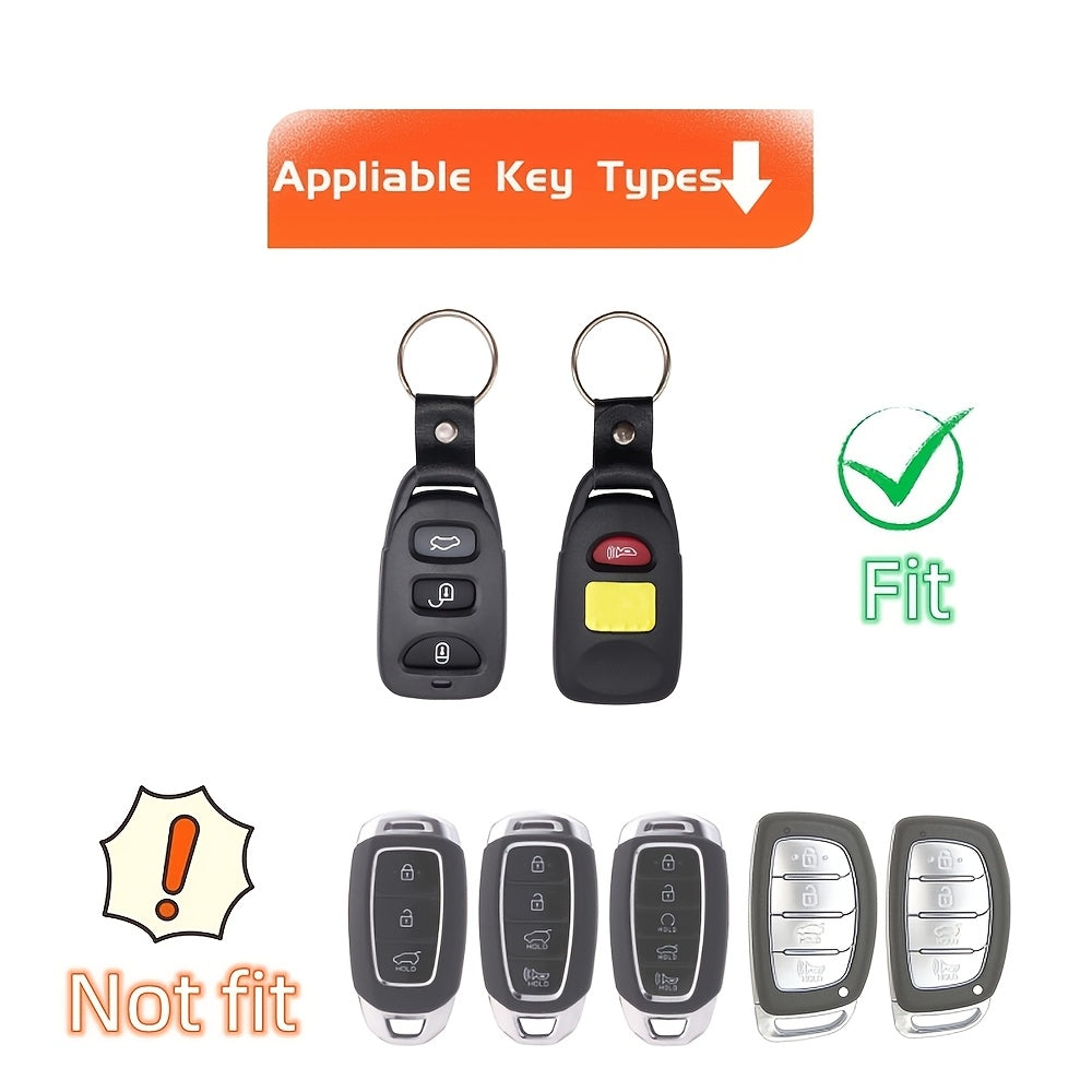 Universal TPU Key Fob Cover for Car Keyless Entry Remote Durable Flexible