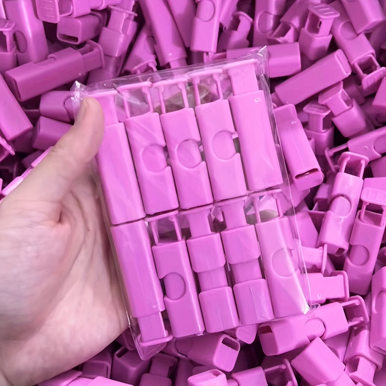 Juego de 5/10 clips de cierre para bolsas de alimentos para almacenamiento de alimentos frescos reutilizables, pinzas de plástico