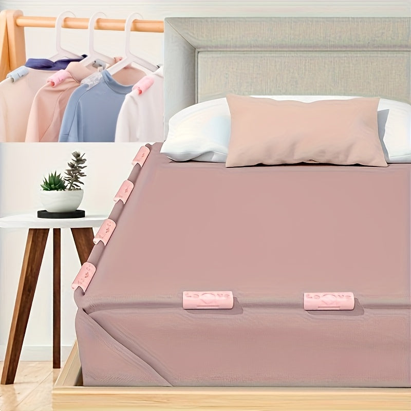 Set of 10/30 Bed Sheet Clips Non-Slip Invisible Mattress Fitted Sheet Holders
