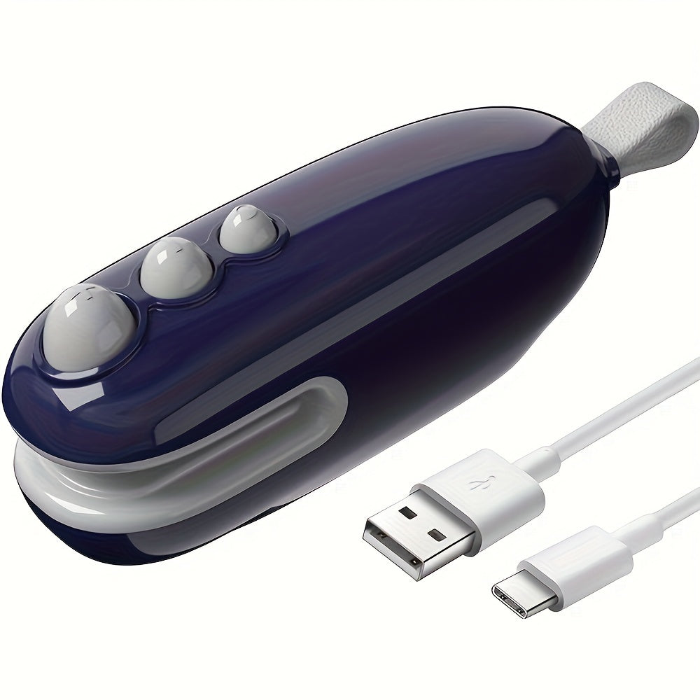 Magnitli kesgich bilan mini sumka yopgich, qayta tiklanadigan portativ oziq-ovqat saqlash asbobi