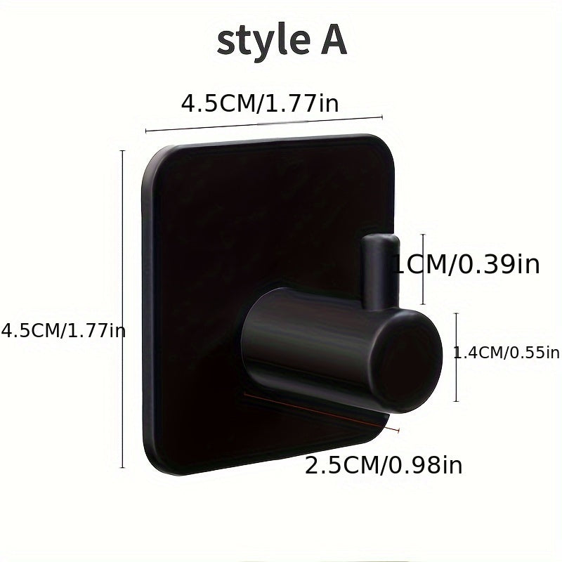 Самоклеящиеся крючки для кухни, ванной, хранения, балкона, общежития и хозяйственных нужд. Легко устанавливаются без сверления, не оставляя следов.