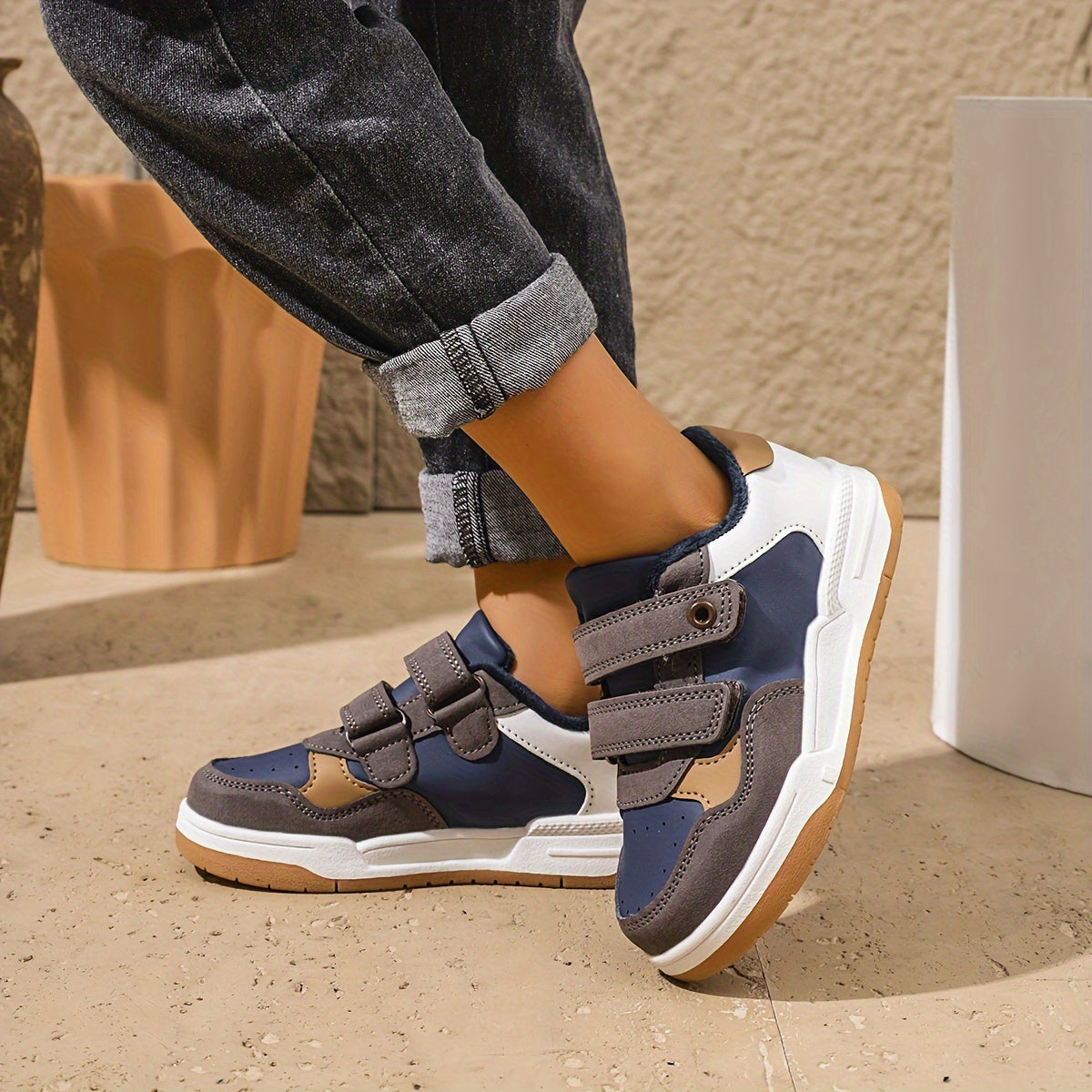 Мужские повседневные обувь с флисовой подкладкой для спорта и повседневной носки