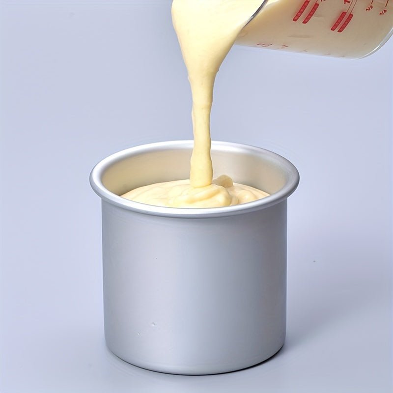 Anodized Alloy Cake Pan Set 4 Sizes Removable Bottom Round Baking Pans