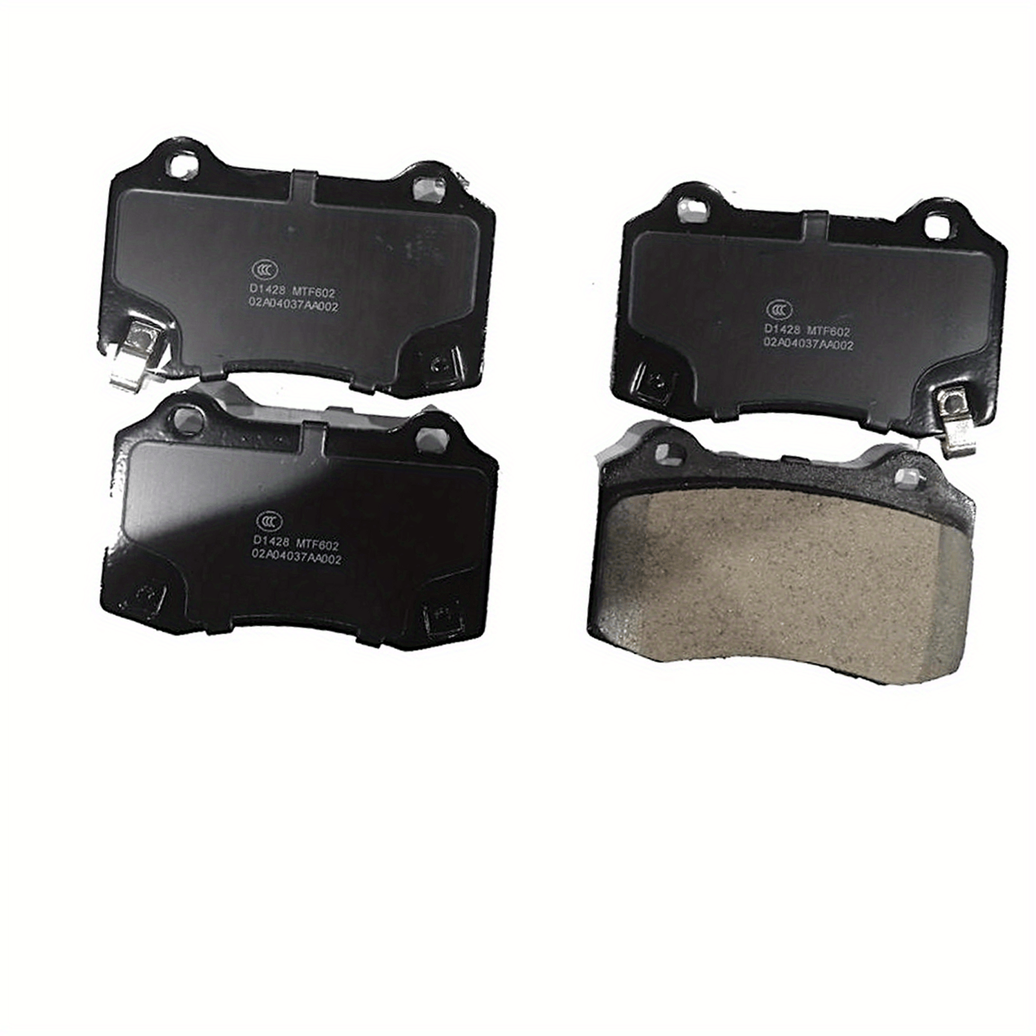 Набор из 4 задних тормозных колодок для автомобилей совместимых с различными моделями, прочные OEM