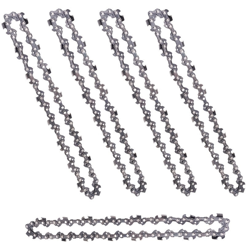 3 Pack 8-Inch Metal Chainsaw Chains 3/8 Inch LP Pitch .050 Gauge 33 Drive Links