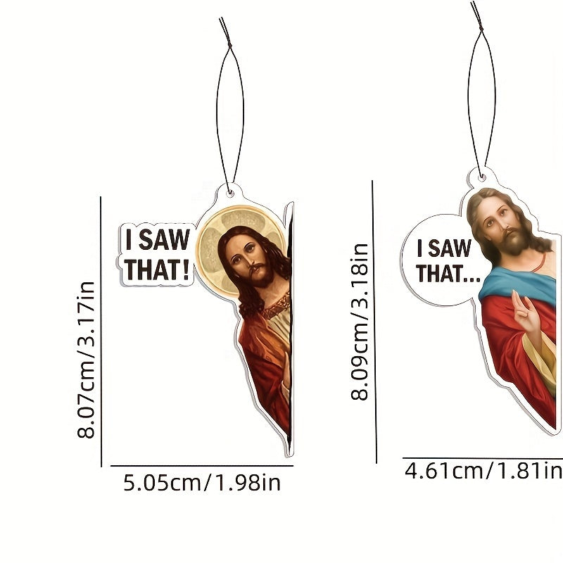 4 dona Avtomobil havo tozalovchi havo tozalash uchun osma aksessuarlar, xushbo'y, Xristian bezaklari, Erkaklar va Ayollar uchun