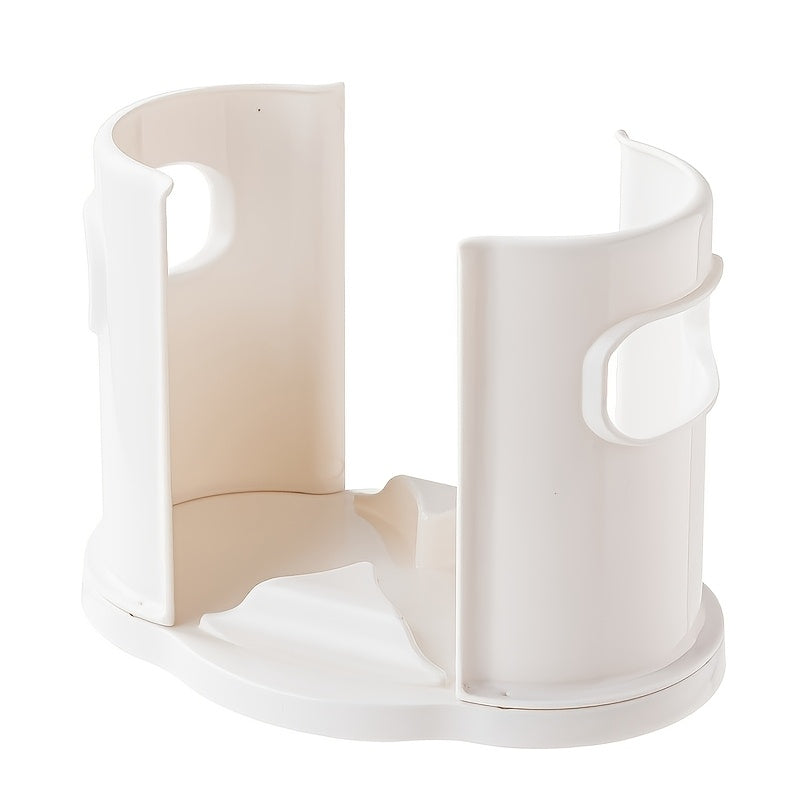 Soporte de plástico para platos de cocina para encimera, estante de almacenamiento para secado, sin ensamblaje