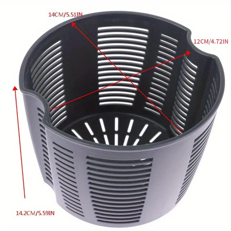 Salad Spinner and Dryer Kitchen Tool with Deep Mesh Basket Durable Polypropylene Safe for Food Contact