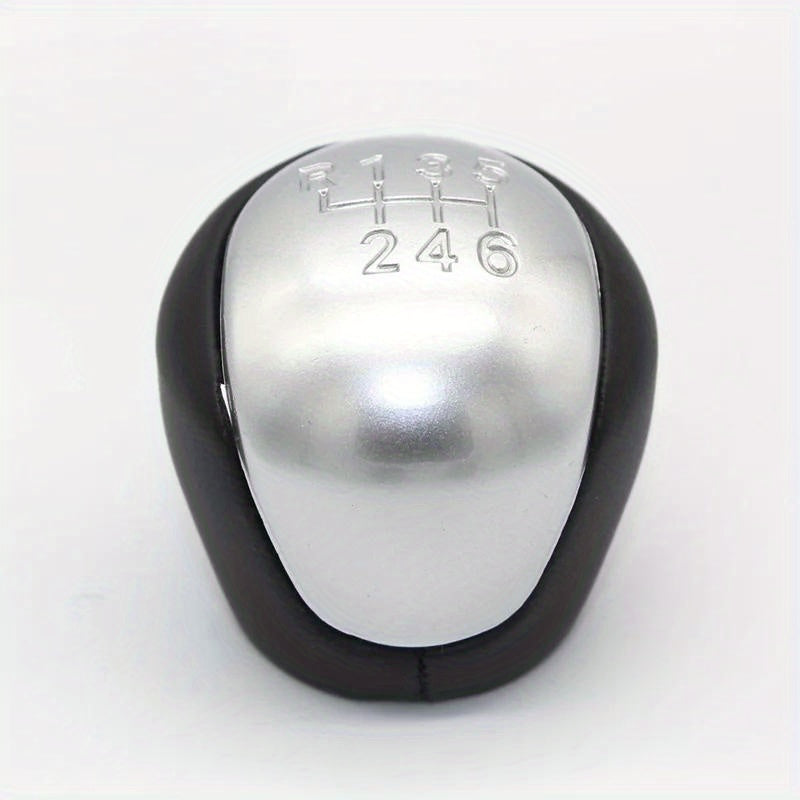 Premium xromlangan mexanik transmissiya uchun gear shift knopkasi, qora ABS