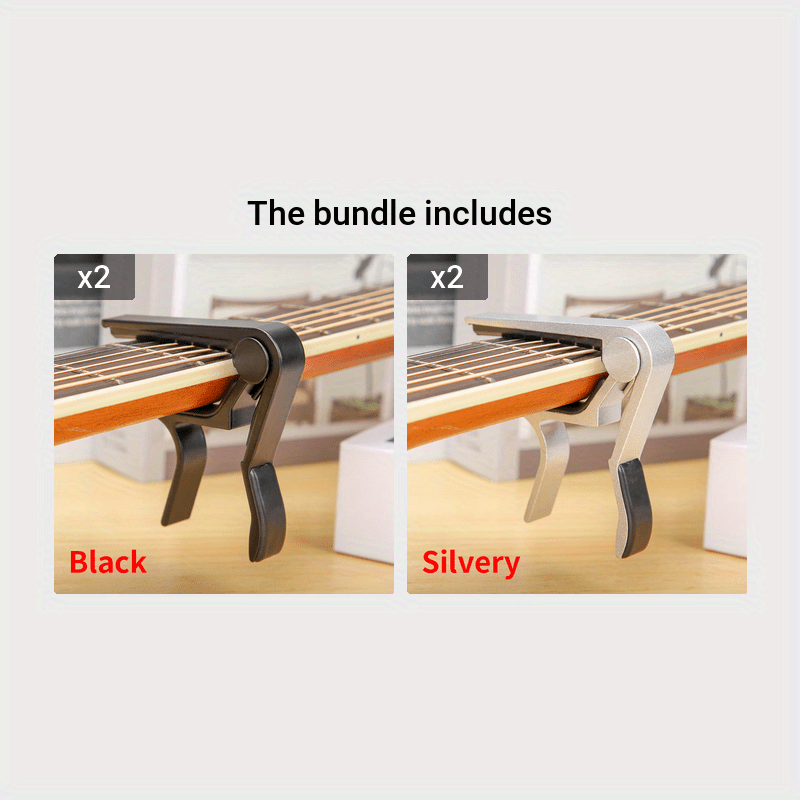 Aluminum Alloy Guitar Capo for Acoustic Electric Classical Ukulele with Tone Adjustment