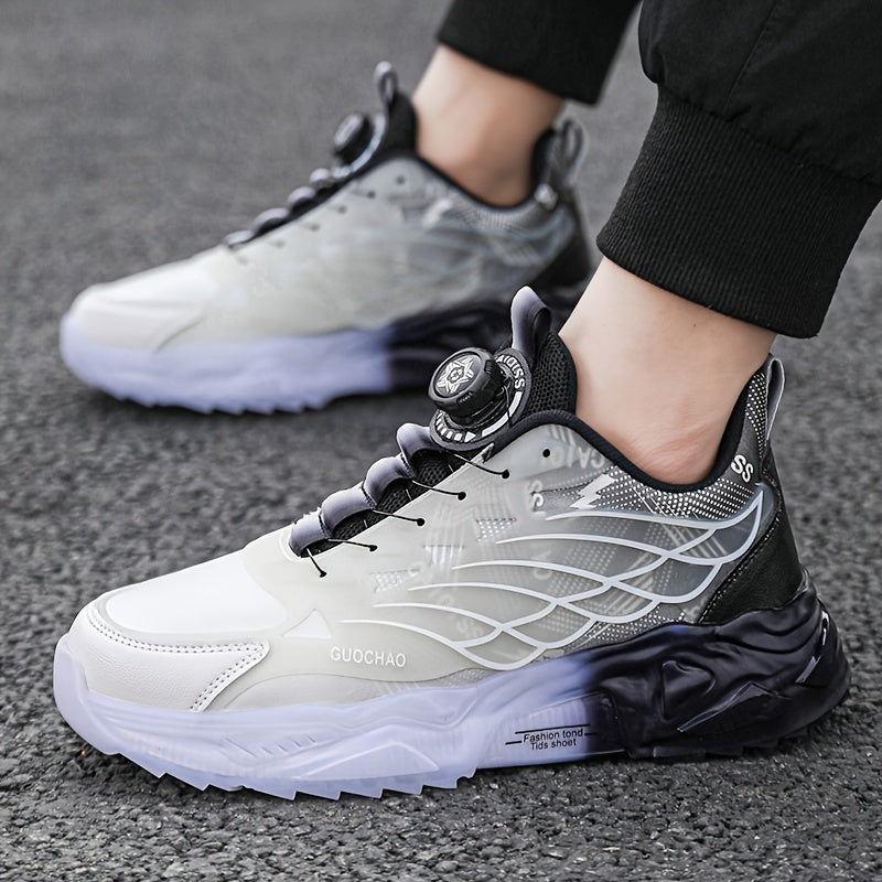 Unisex Casual Non-Slip Sneakers with Thick Sole All-Season EVA TPU