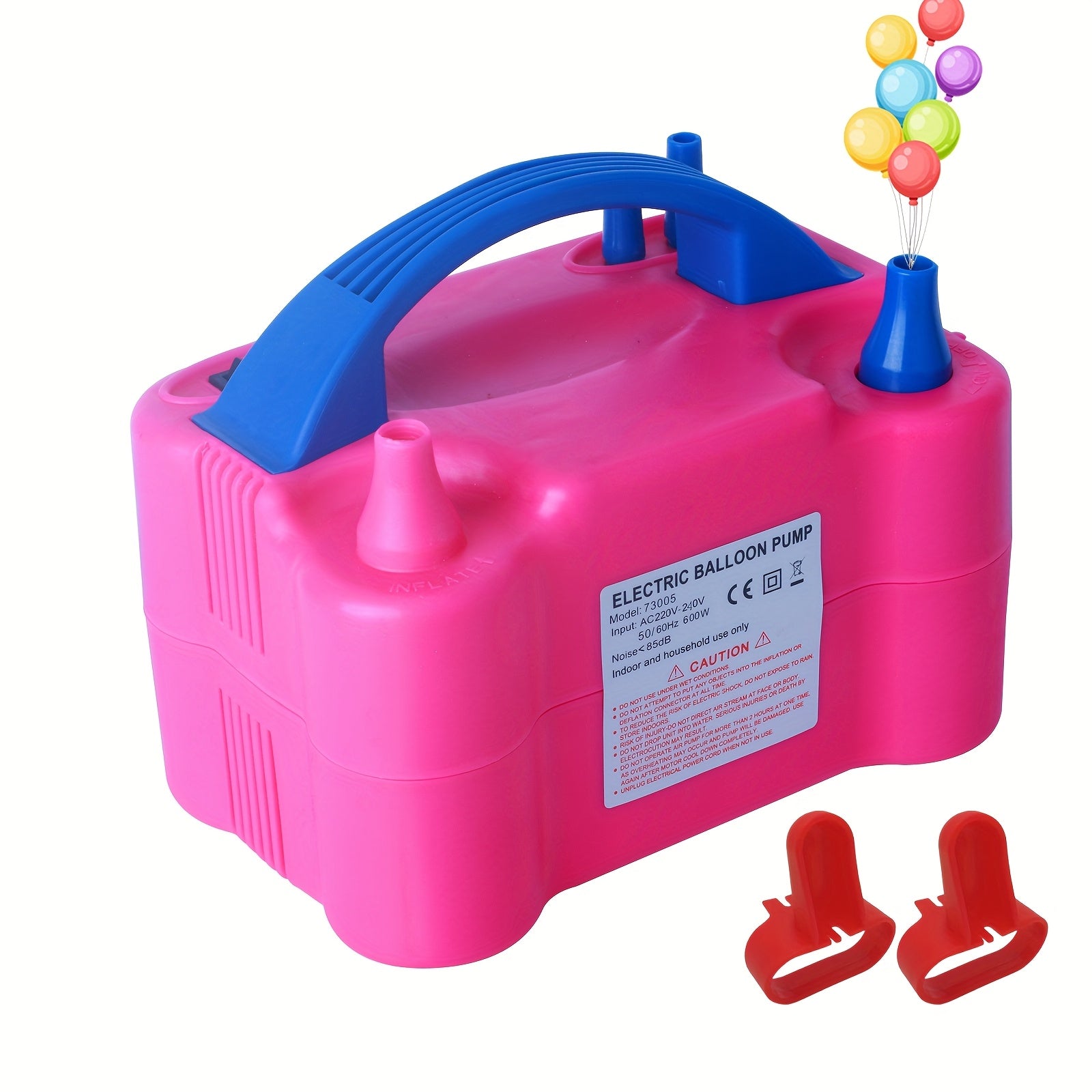 Electric Inflatable Air Pump for Holiday Balloons Wedding Decorations 220V Plug