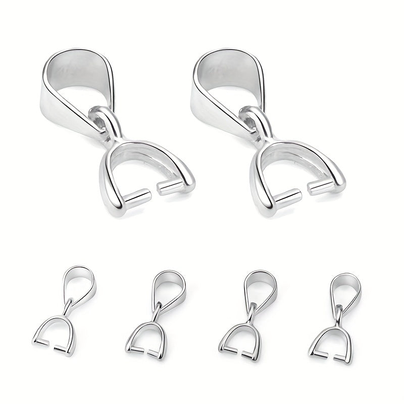 Набор из 20 маленьких серебристых подвесок для ручной работы DIY ювелирных изделий.