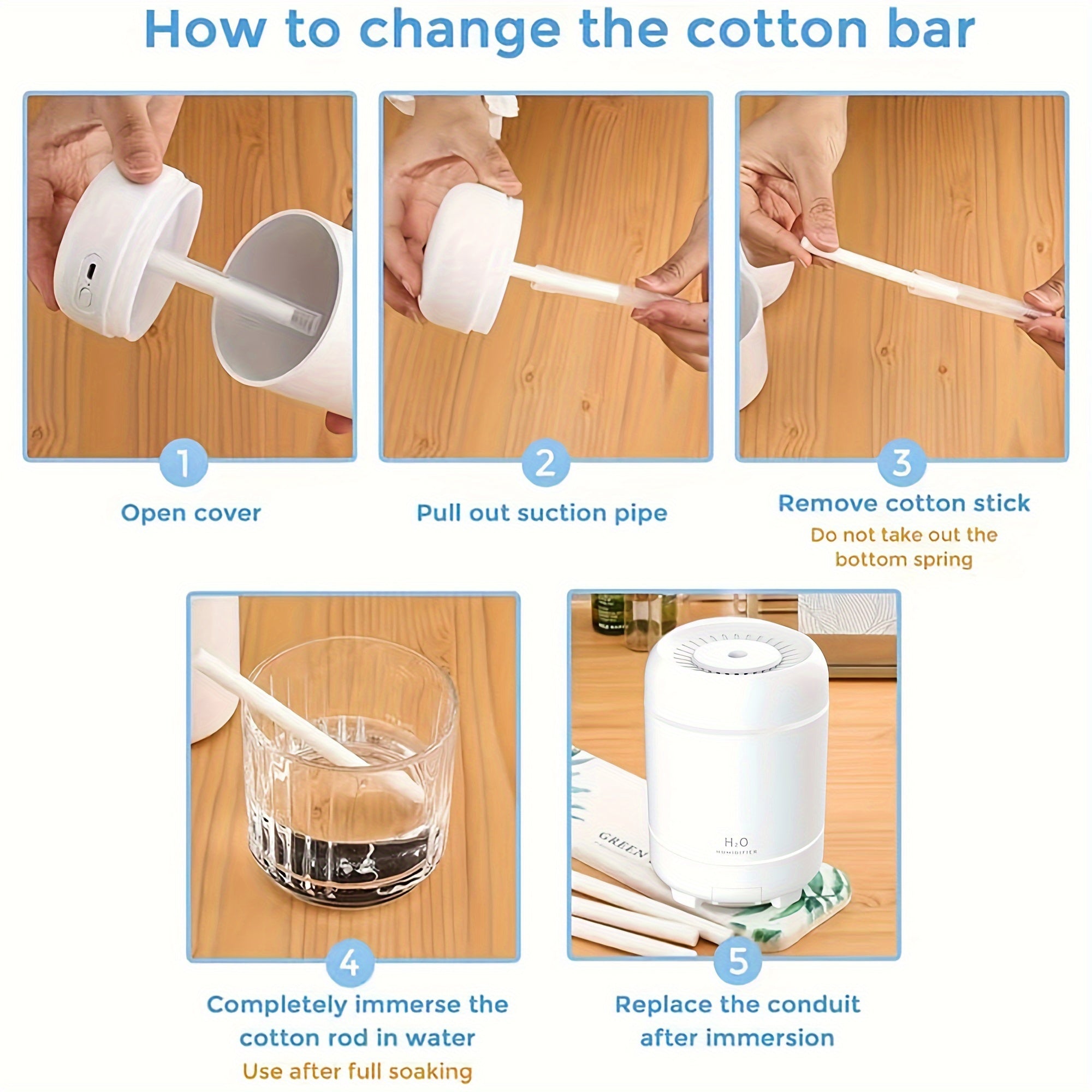 Havo namlagich uchun almashtirish filtri tayoqlari 200mm x 8mm Super Absorbent 9 dona