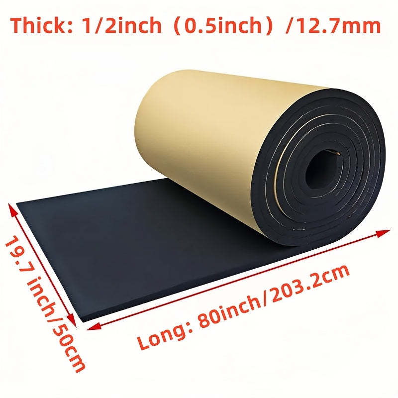 Self-Adhesive Car Engine Hood Firewall Insulation Foam Heat & Soundproofing 12.7mm